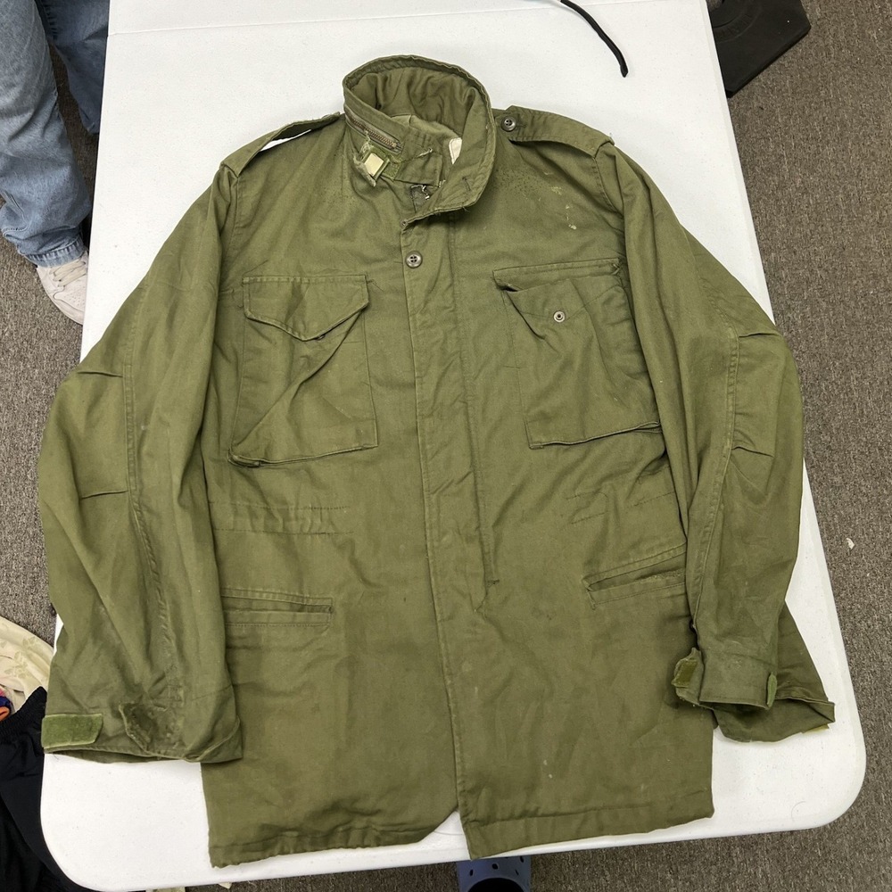 Winfield M-65 Field Jacket Mens Large Regular Olive Drab Green Military Coat